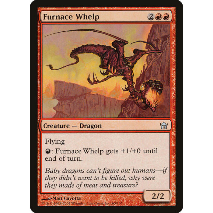 Magic: The Gathering Furnace Whelp (065) Moderately Played
