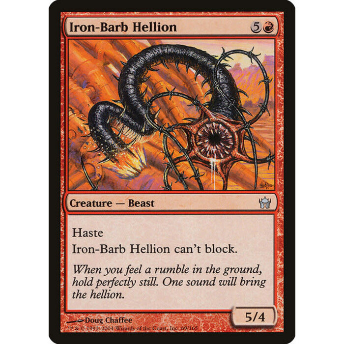 Magic: The Gathering Iron-Barb Hellion (069) Lightly Played