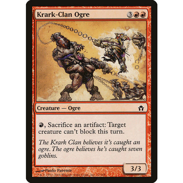 Magic: The Gathering Krark-Clan Ogre (071) Lightly Played