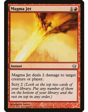 Magic: The Gathering Magma Jet (073) Lightly Played