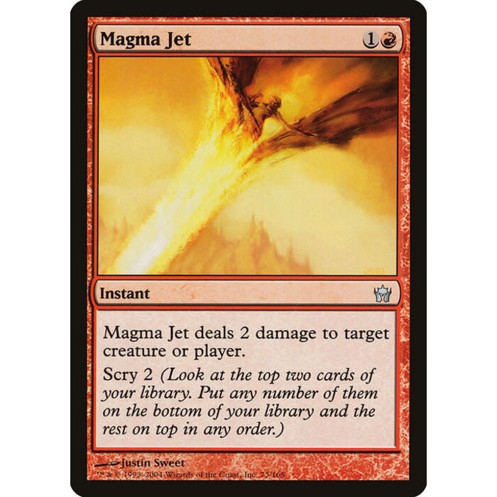 Magic: The Gathering Magma Jet (073) Lightly Played