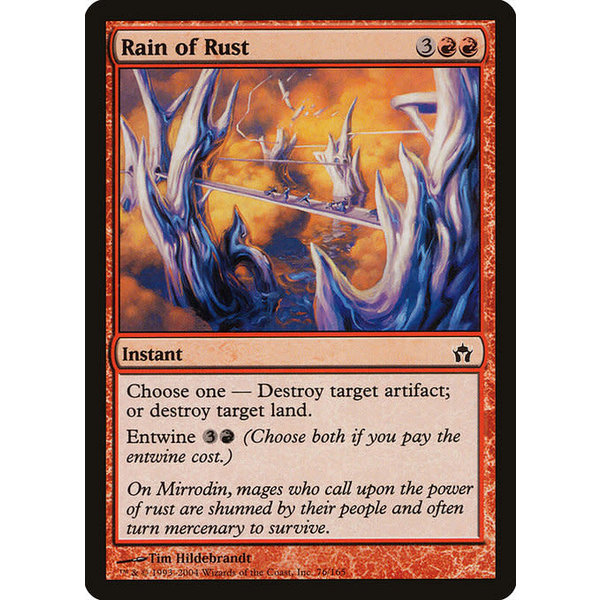 Magic: The Gathering Rain of Rust (076) Lightly Played