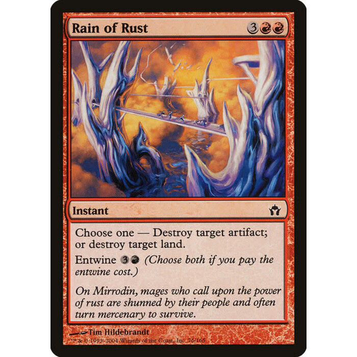 Magic: The Gathering Rain of Rust (076) Lightly Played