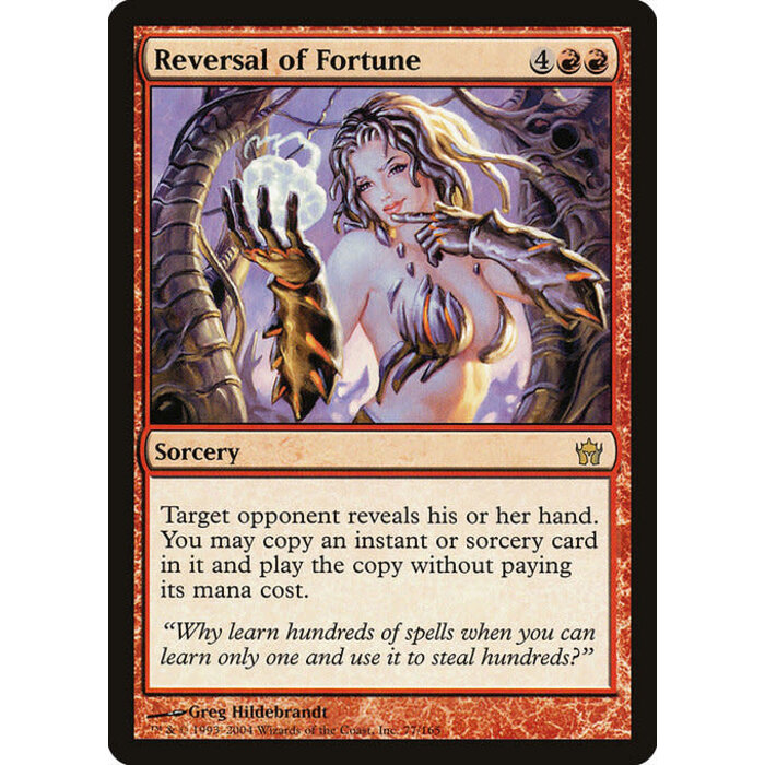 Magic: The Gathering Reversal of Fortune (077) Lightly Played