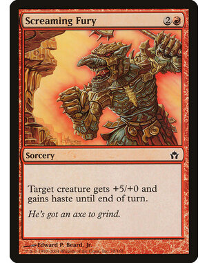 Magic: The Gathering Screaming Fury (078) Moderately Played