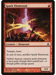 Magic: The Gathering Spark Elemental (079) Moderately Played