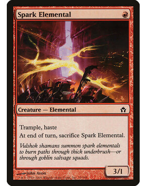 Magic: The Gathering Spark Elemental (079) Moderately Played
