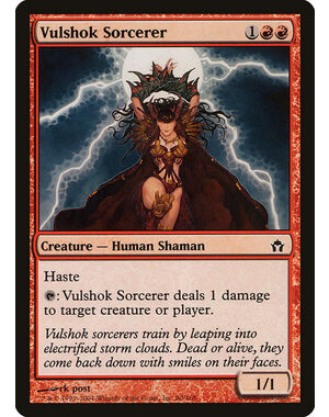 Magic: The Gathering Vulshok Sorcerer (080) Lightly Played