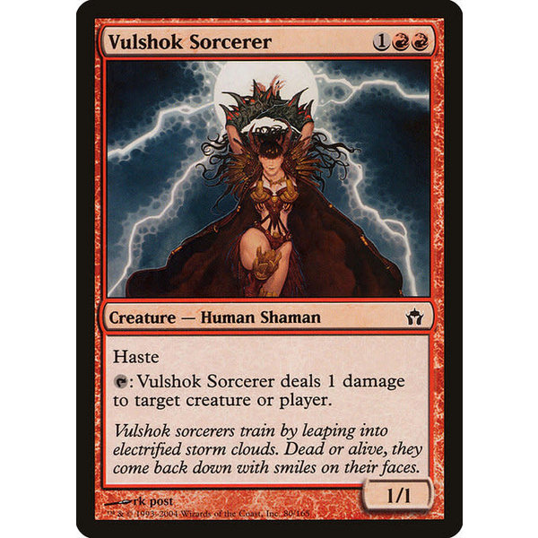 Magic: The Gathering Vulshok Sorcerer (080) Lightly Played