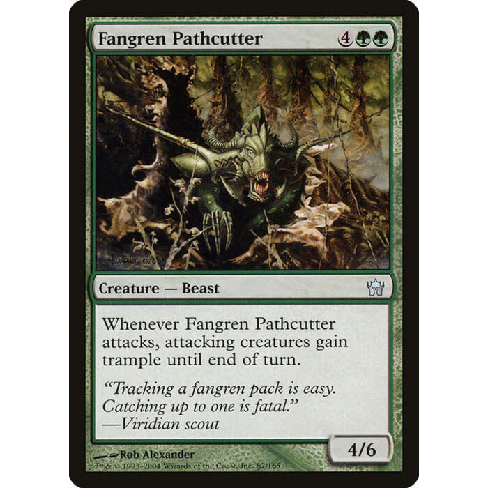 Magic: The Gathering Fangren Pathcutter (087) Lightly Played