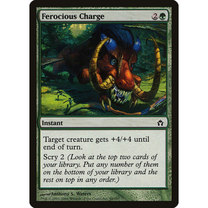 Magic: The Gathering Ferocious Charge (088) Lightly Played