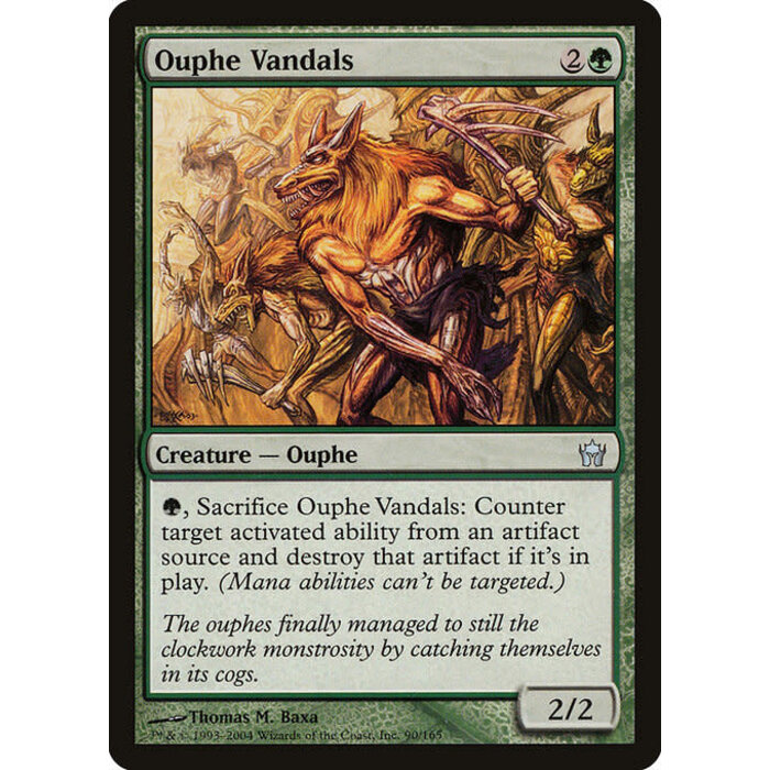 Magic: The Gathering Ouphe Vandals (090) Moderately Played