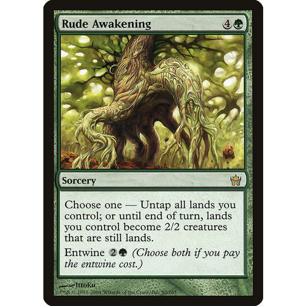 Magic: The Gathering Rude Awakening (092) Lightly Played