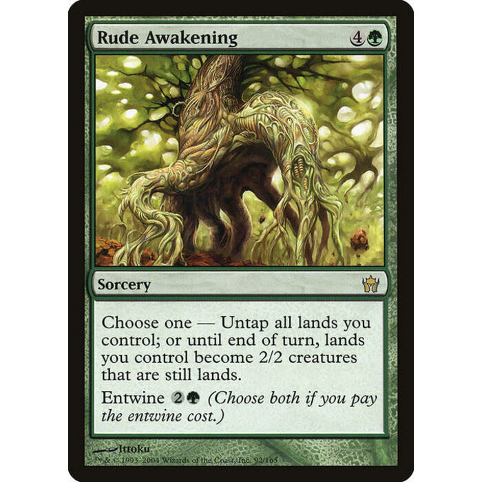Magic: The Gathering Rude Awakening (092) Lightly Played