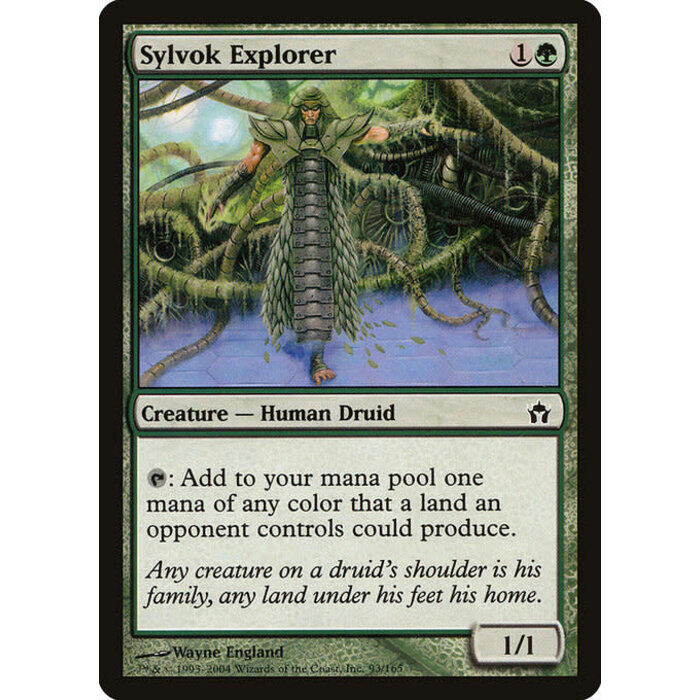Magic: The Gathering Sylvok Explorer (093) Moderately Played