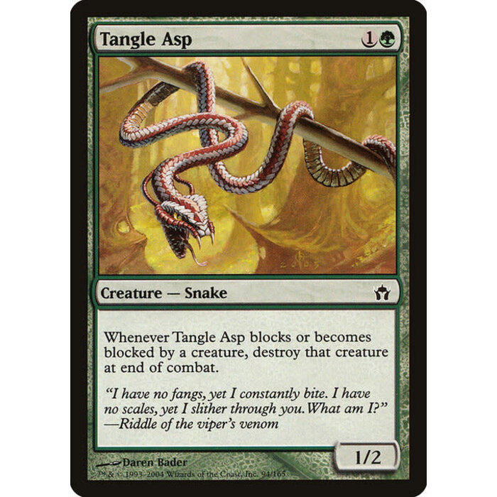 Magic: The Gathering Tangle Asp (094) Moderately Played