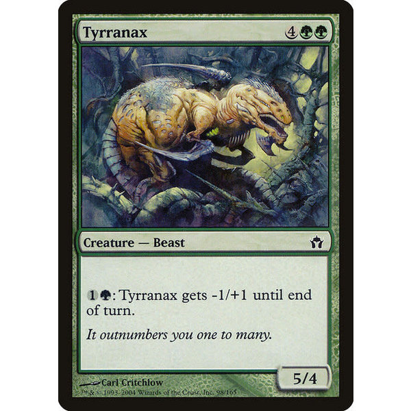 Magic: The Gathering Tyrranax (098) Lightly Played