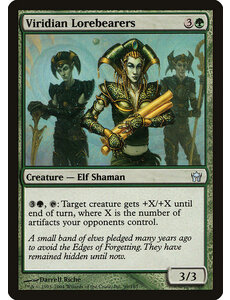 Magic: The Gathering Viridian Lorebearers (099) Moderately Played