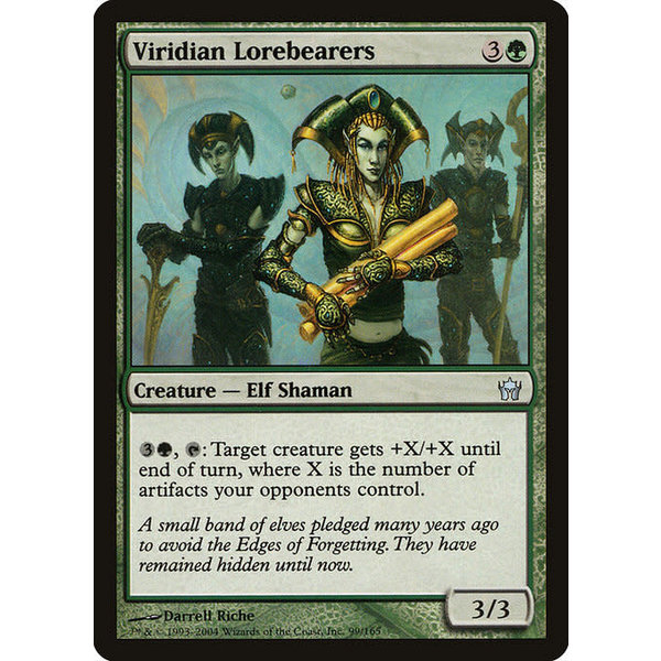 Magic: The Gathering Viridian Lorebearers (099) Moderately Played