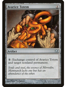 Magic: The Gathering Avarice Totem (104) Moderately Played