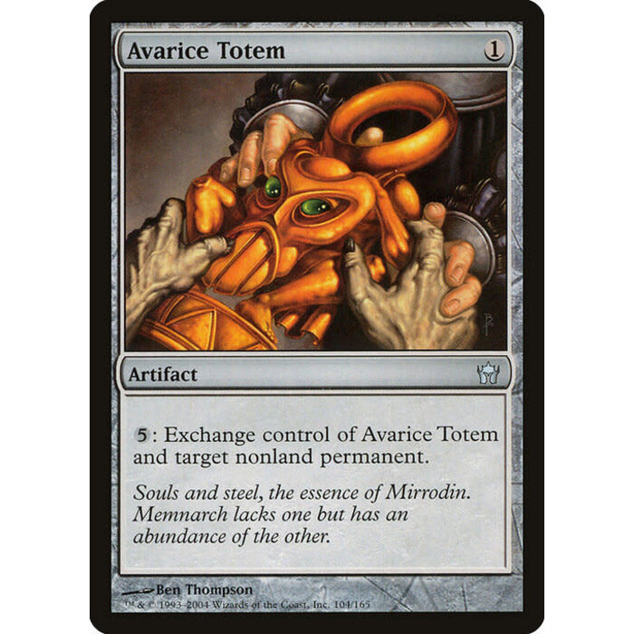 Magic: The Gathering Avarice Totem (104) Moderately Played
