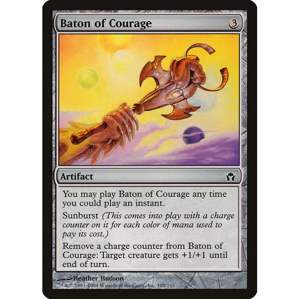Magic: The Gathering Baton of Courage (105) Lightly Played