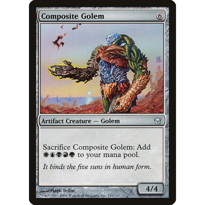 Magic: The Gathering Composite Golem (111) Moderately Played