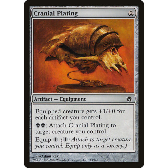 Magic: The Gathering Cranial Plating (113) Lightly Played