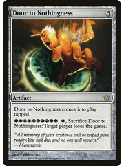 Magic: The Gathering Door to Nothingness (115) Lightly Played