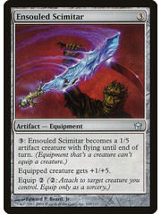 Magic: The Gathering Ensouled Scimitar (119) Lightly Played