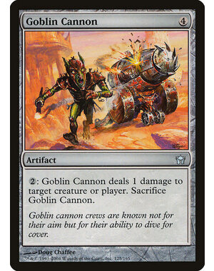 Magic: The Gathering Goblin Cannon (125) Lightly Played
