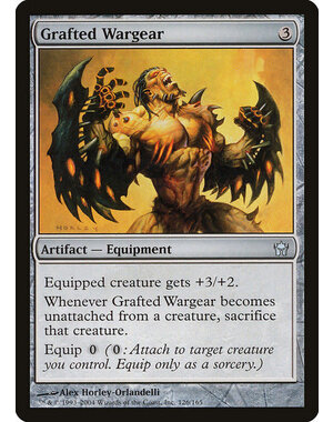 Magic: The Gathering Grafted Wargear (126) Moderately Played