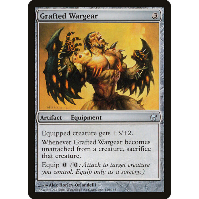 Magic: The Gathering Grafted Wargear (126) Moderately Played