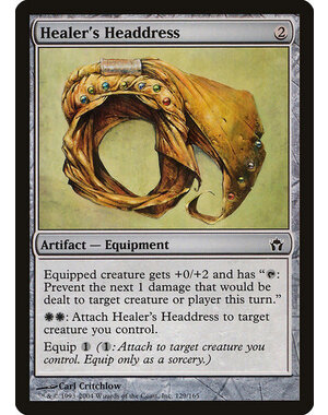 Magic: The Gathering Healer's Headdress (129) Moderately Played