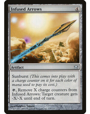 Magic: The Gathering Infused Arrows (133) Moderately Played