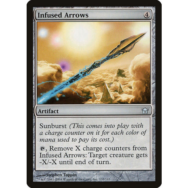 Magic: The Gathering Infused Arrows (133) Moderately Played