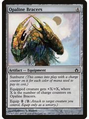 Magic: The Gathering Opaline Bracers (141) Lightly Played