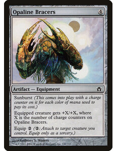 Magic: The Gathering Opaline Bracers (141) Lightly Played