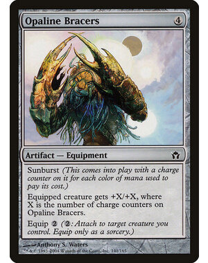 Magic: The Gathering Opaline Bracers (141) Lightly Played