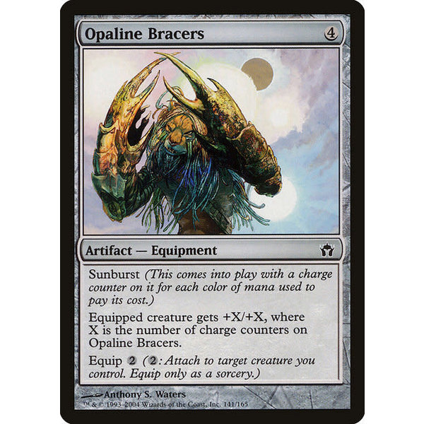 Magic: The Gathering Opaline Bracers (141) Lightly Played