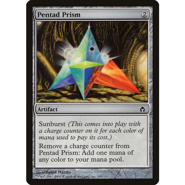 Magic: The Gathering Pentad Prism (143) Lightly Played