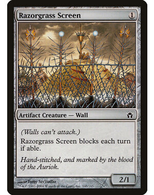 Magic: The Gathering Razorgrass Screen (145) Lightly Played