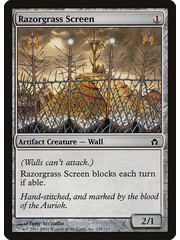 Magic: The Gathering Razorgrass Screen (145) Moderately Played