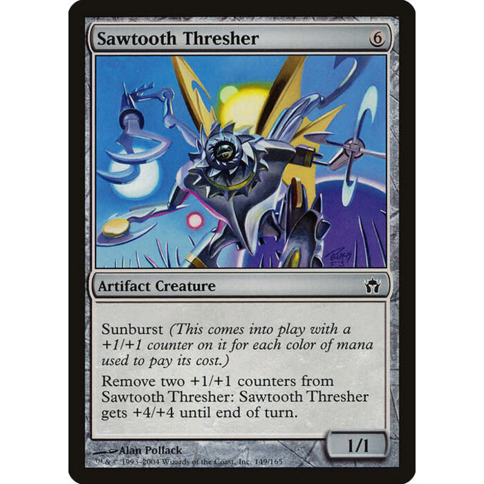 Magic: The Gathering Sawtooth Thresher (149) Moderately Played