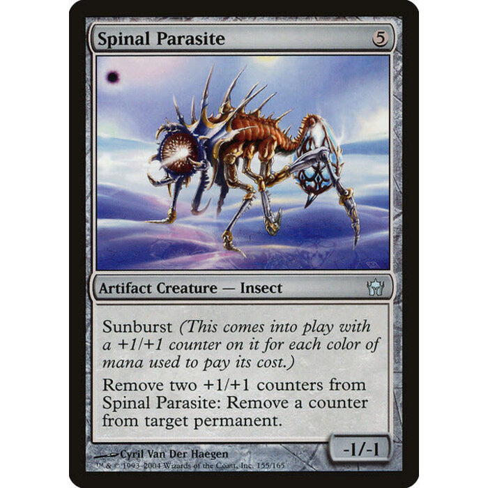 Magic: The Gathering Spinal Parasite (155) Lightly Played