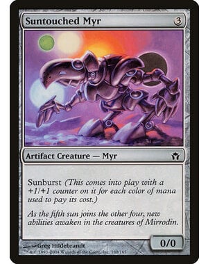Magic: The Gathering Suntouched Myr (160) Lightly Played