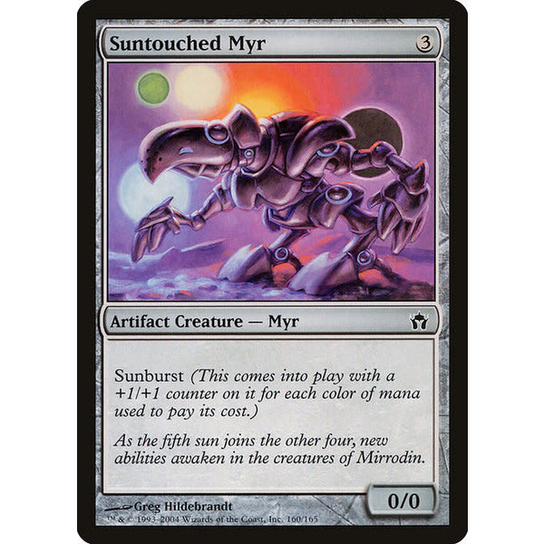 Magic: The Gathering Suntouched Myr (160) Lightly Played