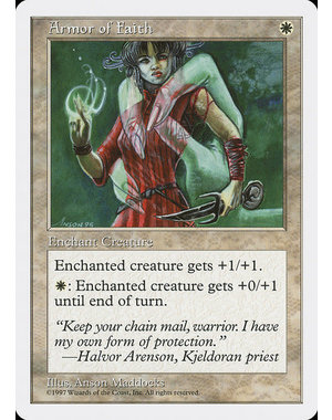 Magic: The Gathering Armor of Faith (008) Lightly Played