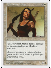 Magic: The Gathering D'Avenant Archer (023) Lightly Played