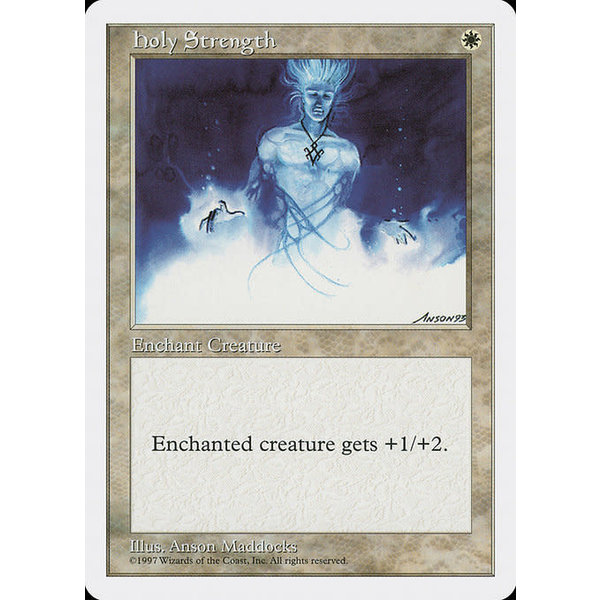 Magic: The Gathering Holy Strength (035) Lightly Played